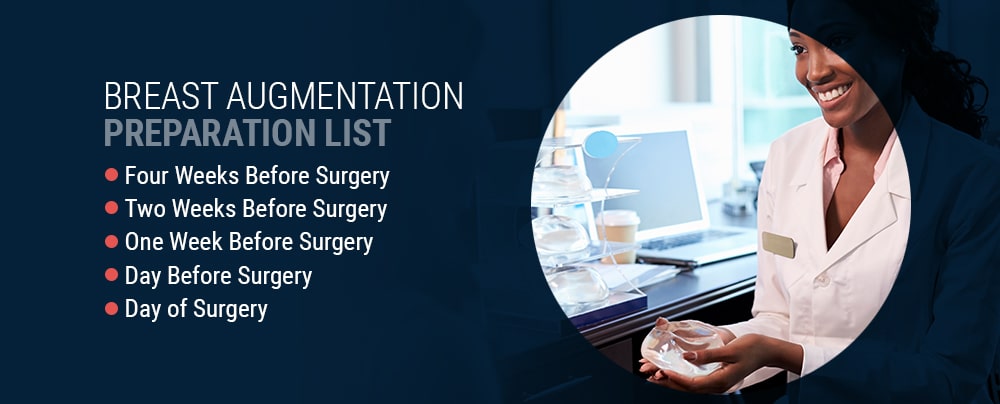 Breast Augmentation Preparation List