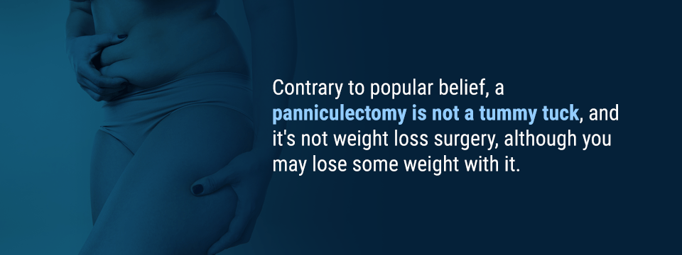 che cos'è la panniculectomia