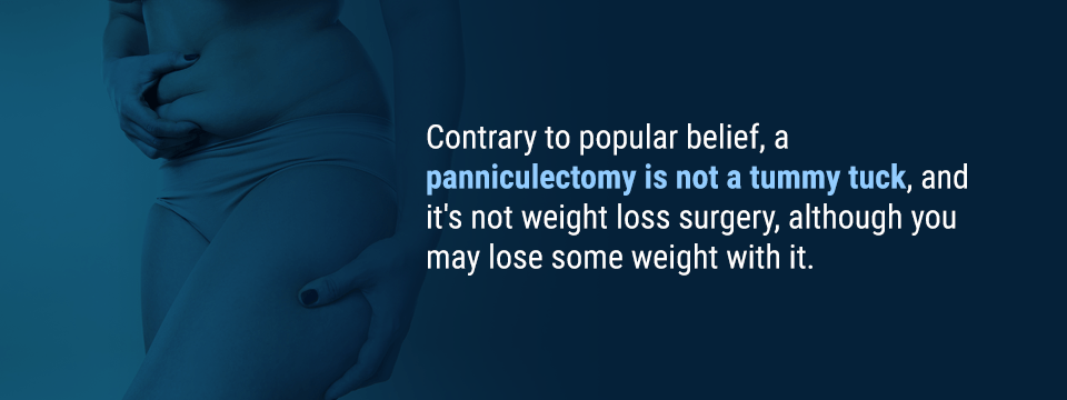 vad är panniculectomy